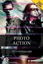 tv-glitch-photoshop-action