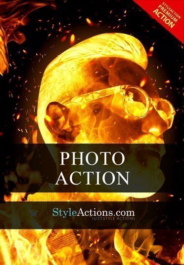 fire-face-psd-action