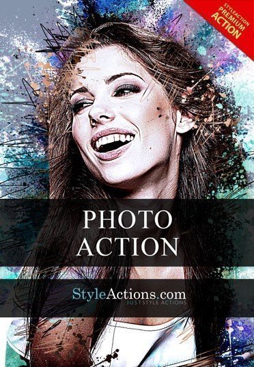 splatter-photoshop-action