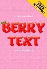 berry-text-psd-action