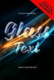 glass-text-psd-action