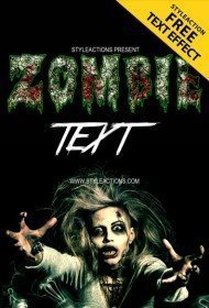 zombie-text-photoshop-action