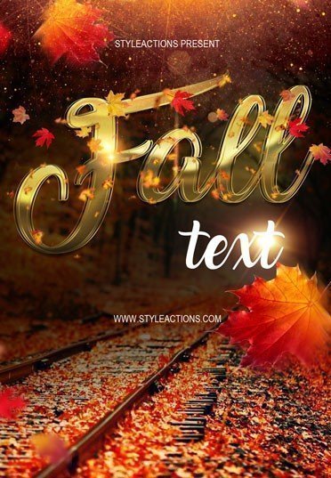 fall-text-photoshop-action