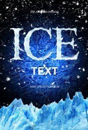 ice-text-photoshop-action