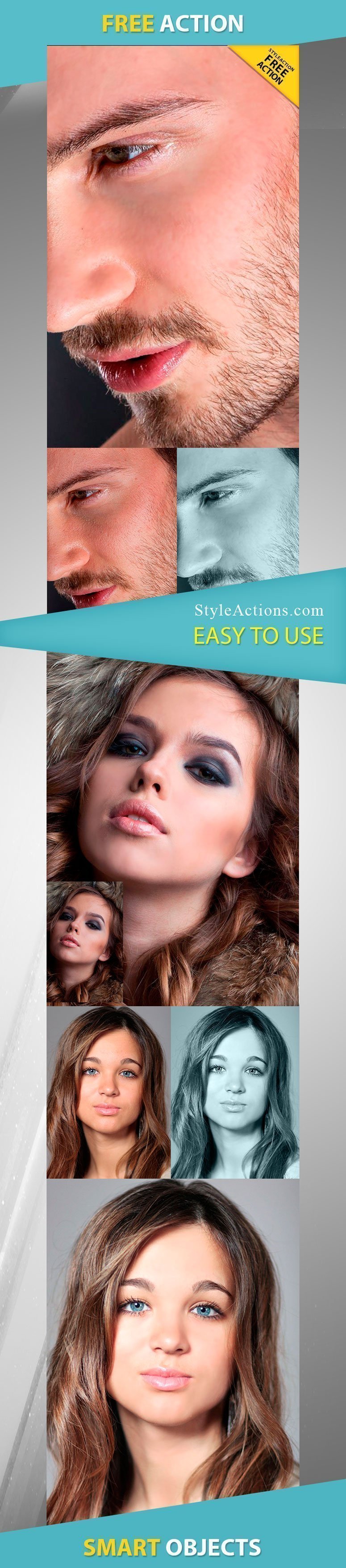 skin retouching actions for photoshop free download