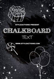 chalkboard-text-effect-photoshop-action