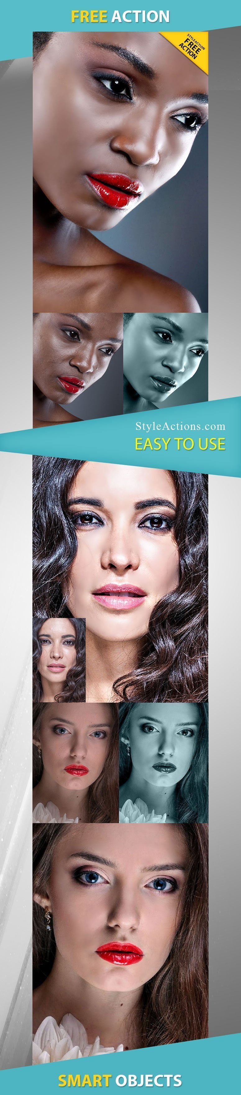 photoshop skin action free download