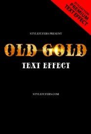 old-gold-text-effect-photoshop-action