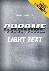 chrome-light-text-effect