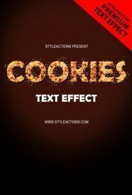 cookies-text-effect-photoshop-action