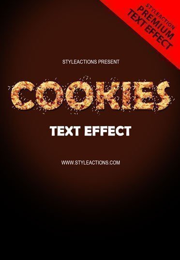 cookies-text-effect-photoshop-action