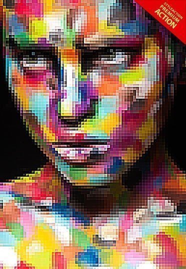 pixel-portrait-photoshop-action