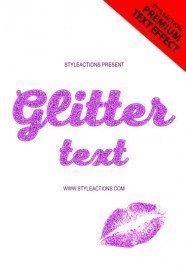 glitter-text-ps-action