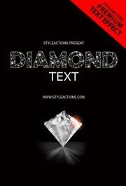 diamond-text-ps-action