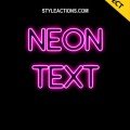 neon-text-ps-action