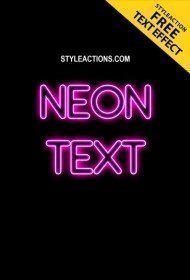 neon-text-ps-action