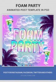 foam-party-animated-template