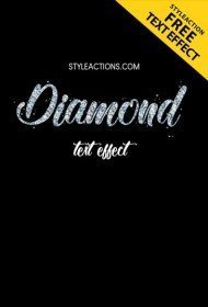 diamond-text-effect-ps-action