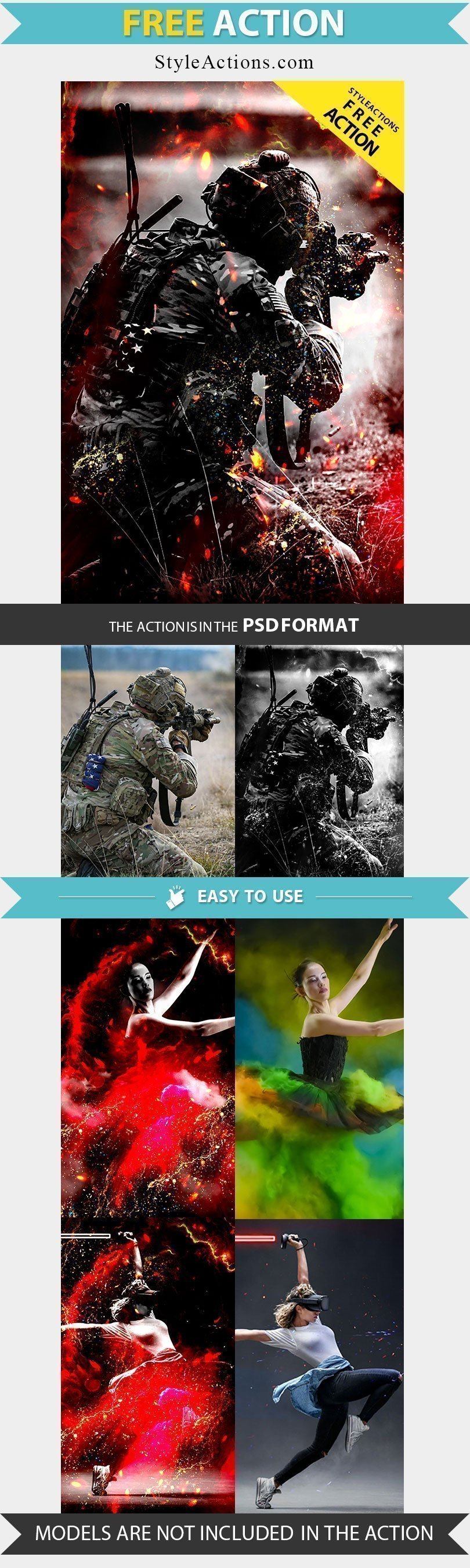 fury photoshop action free download